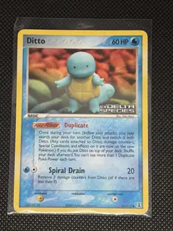 Pokemon Ditto EX Delta Species 64/113 Reverse Holo English Squirtle Variant - Image 2