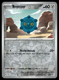 Bronzor 126/191 Common Surging Sparks Pokemon Reverse Holo NM - Image 1