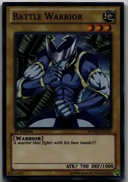 Battle Warrior Super Rare Number Hunters NUMH-EN025 LP - Image 1