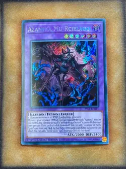 Yugioh Azamina Mu Rcielago 25LP-EN011 Emblazoned Secret Rare Limited Edition NM - Image 1