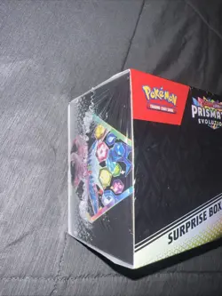Pokemon TCG: Prismatic Evolutions Surprise Box Case | 4 Packs & 1 Promo Card - Image 4