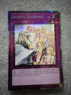 Solemn Warning Starlight Rare RA05-EN126 Yugioh - Image 2