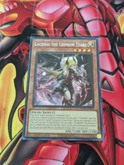 Lacrima the Crimson Tears - ROTA-EN014-Secret Rare-1st Edition-Yugioh! - Image 1