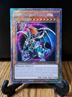 Yugioh Chaos Emperor Dragon Envoy of the End Platinum Secret Rare RA03-EN133 NM - Image 1
