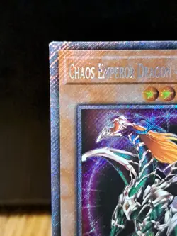 Yugioh Chaos Emperor Dragon Envoy of the End Platinum Secret Rare RA03-EN133 NM - Image 2