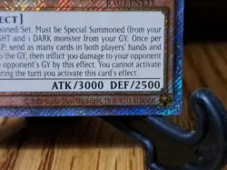 Yugioh Chaos Emperor Dragon Envoy of the End Platinum Secret Rare RA03-EN133 NM - Image 4