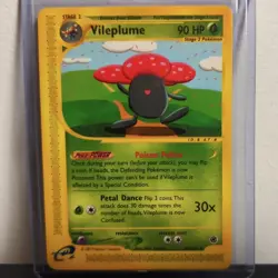 Pokemon Card Vileplume 69/165 Expedition Rare LP - Image 1