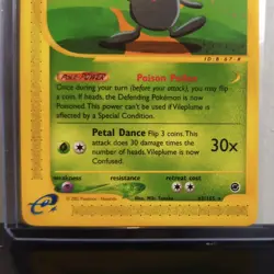 Pokemon Card Vileplume 69/165 Expedition Rare LP - Image 3