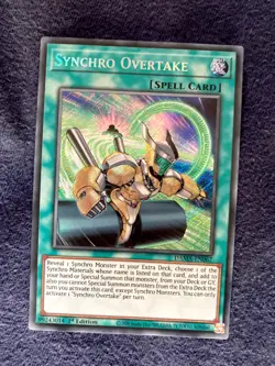 Yu-Gi-Oh! - English - DAMA-EN067 Synchro Overtake - Secret 1st Ed. - Image 1