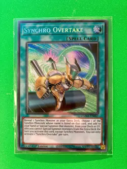 Yu-Gi-Oh! - English - DAMA-EN067 Synchro Overtake - Secret 1st Ed. - Image 3