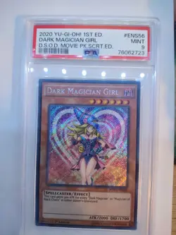 2020 1ST ED #ENS56 DARK MAGICIAN GIRL PSA 9 2020 Yu-Gi-Oh! - Image 1