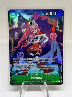 One Piece TCG OP14-033 Perona Alt Art OP14 The Azure Sea's Seven NM ENGLISH - Image 1