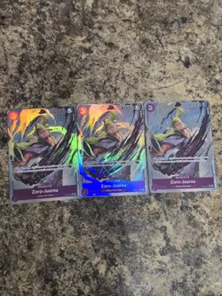 One Piece TCG 3x Zoro-Juurou OP05-067 Alternate Art Foil *SHIPS NOW* - Image 1
