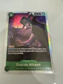 One Piece ~ Dracule Mihawk OP12-030 ~ SR Legacy of the Master ~ Pack Fresh - Image 1