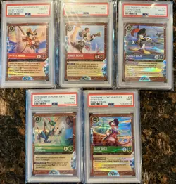 Lorcana Disney Cruise Promo EN P3 Set #13,14,15,16,17 PSA 10 - Image 1