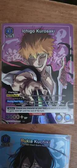 Union Arena BUNDLE Bleach Binder Cards Blue Ichigo, Rukia, Mayuri - Image 2