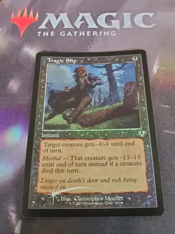 Mtg. Tragic Slip. Foil Retro Frame. Innistrad Remastered. Pack Fresh - Image 1