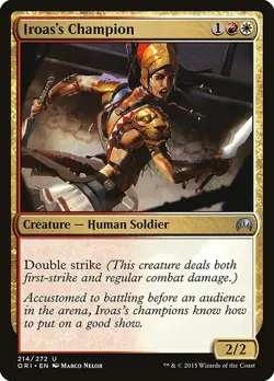 Iroas's Champion 2x FOIL ORI MTG Magic Origins Uncommon MINT red white - Image 1