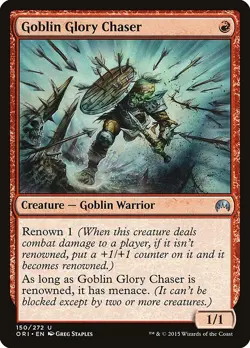 Goblin Glory Chase 2x FOIL ORI MTG Magic Origins Uncommon MINT red - Image 1
