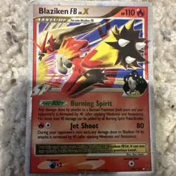 Nintendo Pokemon TCG Blaziken FB LV.X 142/147 Supreme Victors Holo 2009 110HP - Image 1