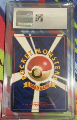 Typhlosion 157 CGC 9 Mint Neo Premium File 1999 Holo Pokemon Card - BACK SWIRL - Image 2