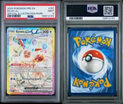 2025 POKEMON EN-PRISMATIC EVOLUTION #167 EEVEE EX SPECIAL ILLUSTRATION RARE PSA - Image 3