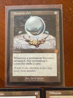 Magic the Gathering / MTG Mesmeric Orb x 1 Brothers' War + 2 x Millstone - Image 1