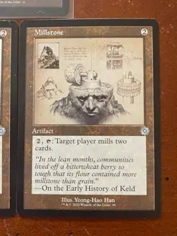 Magic the Gathering / MTG Mesmeric Orb x 1 Brothers' War + 2 x Millstone - Image 2