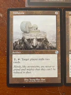 Magic the Gathering / MTG Mesmeric Orb x 1 Brothers' War + 2 x Millstone - Image 3