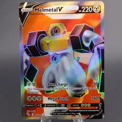 Melmetal V (Full Art) 075/078 Holo Ultra Rare Pokemon GO NM - Image 1