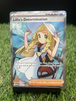 Pokemon TCG Mega Evolution Lillie’s Determination Full Art Trainer Card 169/132 - Image 1