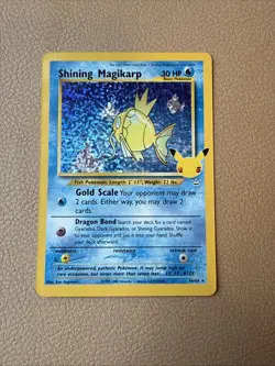Pokemon TCG Shining Magikarp 66/64 Celebrations Classic Collection Holo Rare NM - Image 1