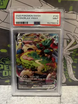 Pokemon Snorlax VMAX 2020 Sword & Shield 142/202 PSA 9 - Image 1