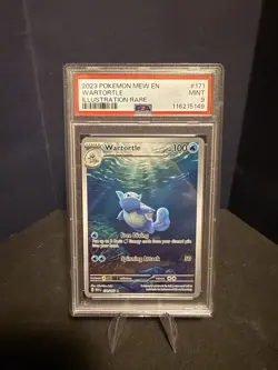 Pokemon TCG - Wartortle 171/165 Sv: Scarlet & Violet 151 Illustration Rare PSA 9 - Image 1