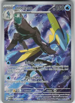 Pokemon Inteleon Illustration Rare ME01: Mega Evolution 142/132 NM - Image 1