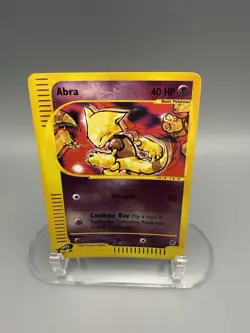 Pokemon Abra 093/165 Expedition Base Set Reverse Holo 2002 - Image 1