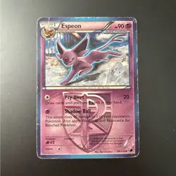 Pokemon TCG Espeon Team Plasma Uncommon Regular 48/116 Plasma Freeze 90 HP 2013 - Image 1