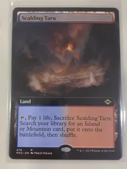 Scalding Tarn - Extended Art Modern Horizons 2 NM MTG - Image 1