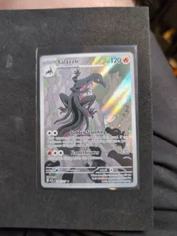 Pokemon TCG Mega Evolution Ascended Heroes Salazzle 224/217 Illustration Rare - Image 1