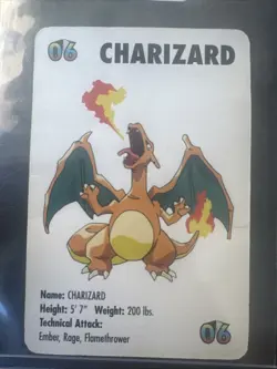 Charizard 1998 Pokemon Nintendo Applause China Ungraded LP Condition KFC Promo - Image 1