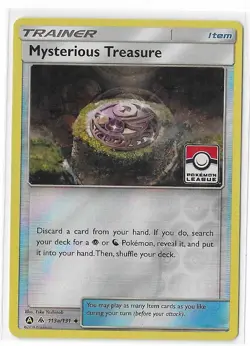 Mysterious Treasure 113a/131 League Stamped Promo Forbidden Light Pokemon TCG NM - Image 1