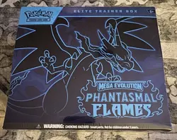 NEW Pokemon Mega Evolution Phantasmal Flames Elite Trainer Box- Sealed, Unopened - Image 1