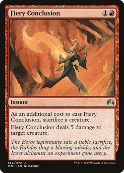 Fiery Conclusion 2x FOIL ORI MTG Magic Origins Uncommon MINT red - Image 1