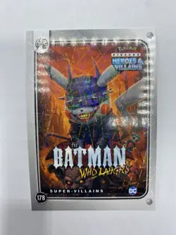 Pikachu as Batman Who Laughs Lazer Holo DC Heros & Villains Non-Pokemon Fan Art - Image 5