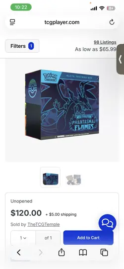 Pokemon Mega Evolution: Phantasmal Flames Elite Trainer Box English Charizard - Image 3