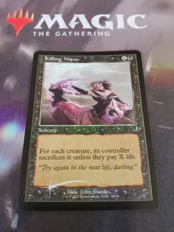 Mtg. Killing Wave. Foil Retro Frame. Innistrad Remastered. Pack Fresh - Image 1