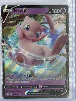 Pokemon Mew V 069/189 Sword & Shield Darkness Ablaze - Image 1