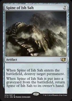 Spine of Ish Sah - Light Play MTG Commander 2014 Edition - Image 1