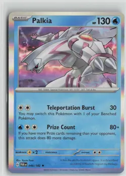 Palkia 040/182 Rare Paradox Rift Pokemon Holo Near Mint - Image 1