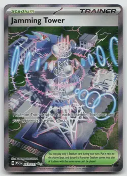 Jamming Tower 261/217 Ultra Rare Ascended Heroes Pokemon Holo NM - Image 1